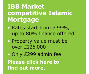 IBB Market competitive Islamic Mortgage - Click here for details